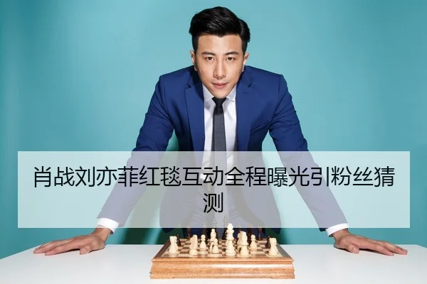 肖战刘亦菲红毯互动全程曝光引粉丝猜测